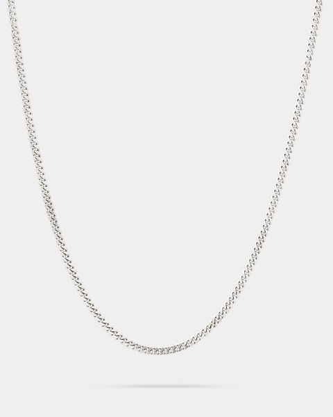 Necklace Curb Chain M Silver 1