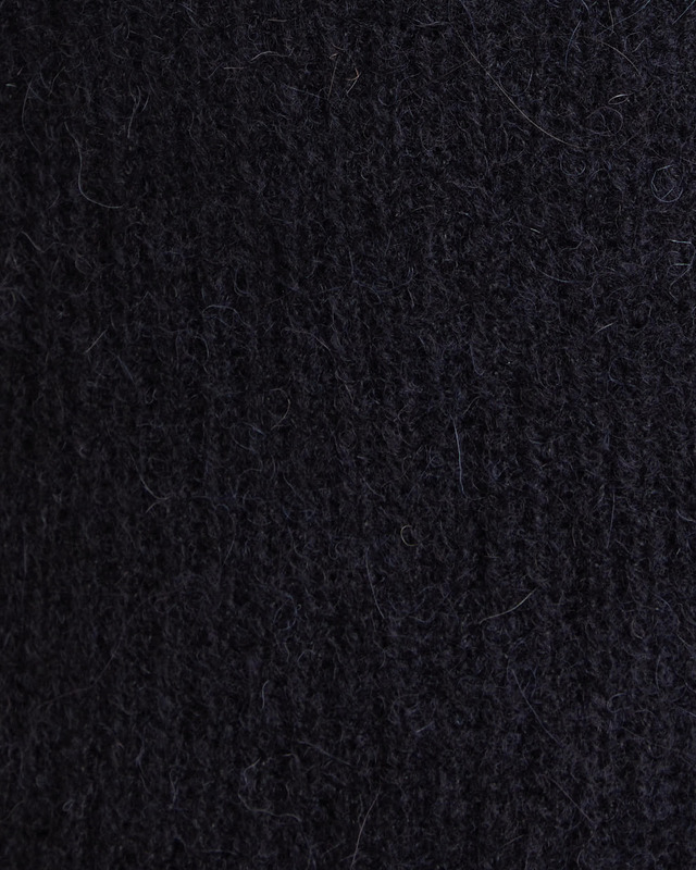 Ganni Topp Soft Wool Short Sleeve Svart XS