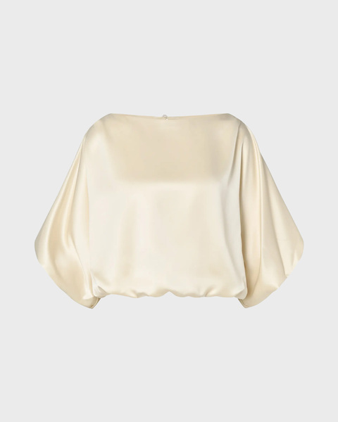Blus Havanna Boat-Neck Puff-Sleeve Pearl 1
