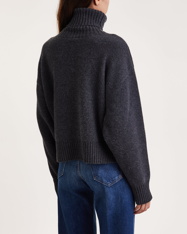 Filippa K Sweater Wool Turtleneck  Anthracite XS