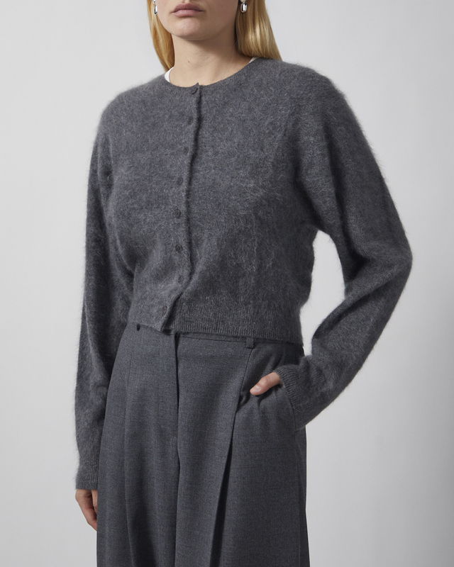 By Malene Birger Kofta Montana Gråmelerad S