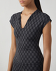 By Malene Birger Top Venazia Athletic  Monogram print XS