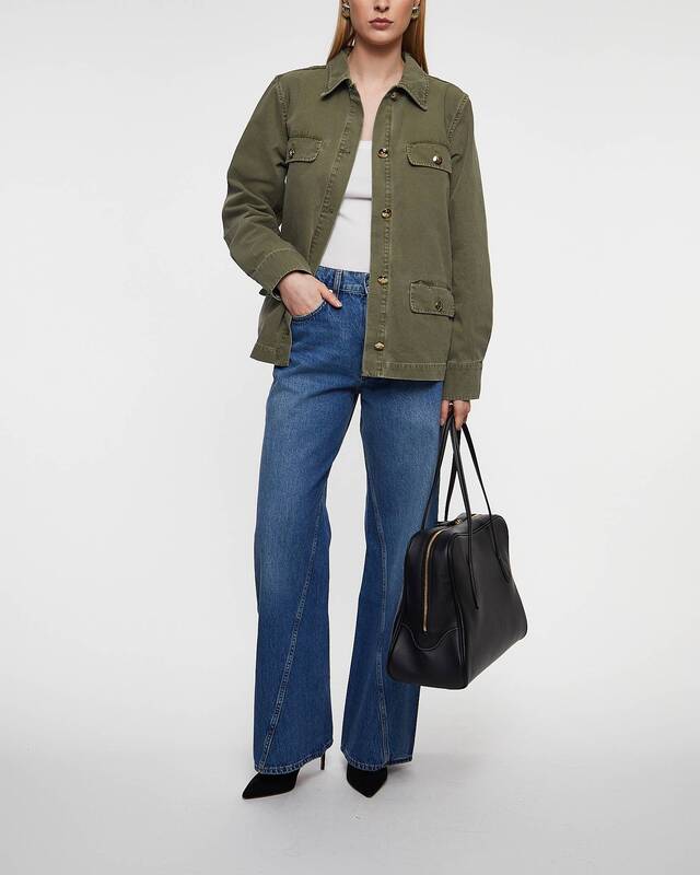 ANINE BING Jacka Corey Khaki green XS