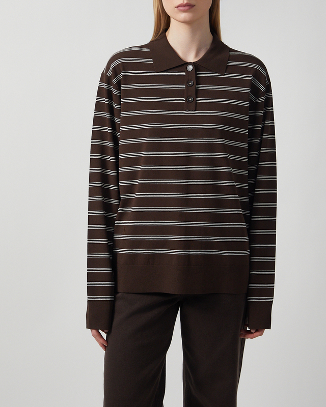 The Garment Tröja Madison Polo Beige/brun UK 12 (EUR 40)