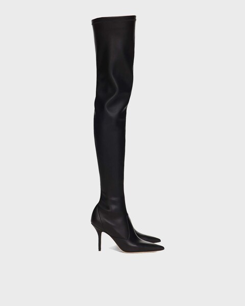 Boots Mama Over The Knee Stretch Svart 1