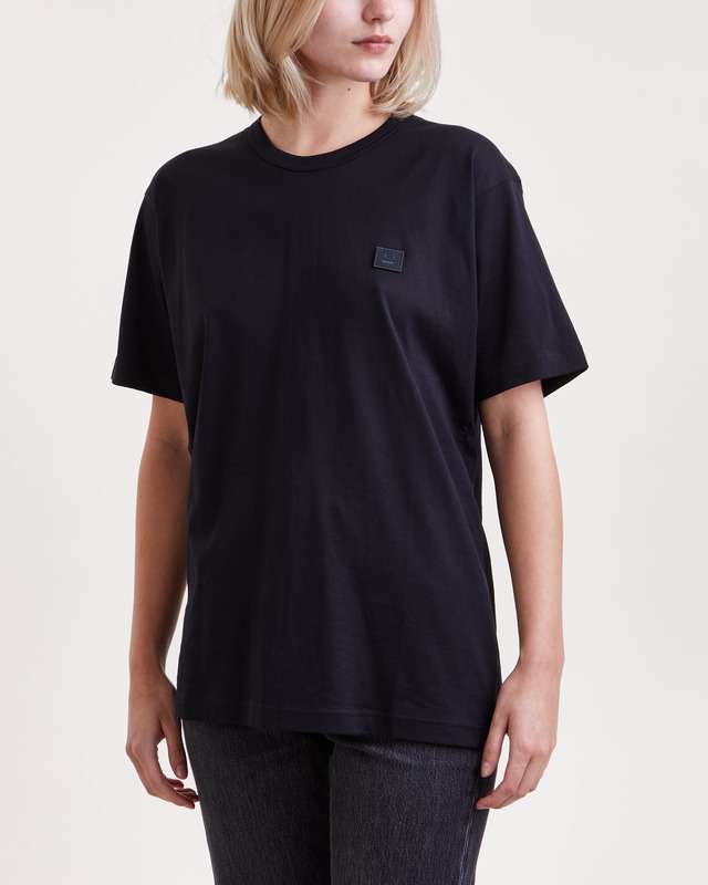 Acne Studios T-shirt Nash Face Black XS