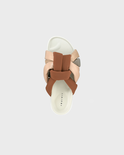 Sandaler Soft Multi Straps Beige 2