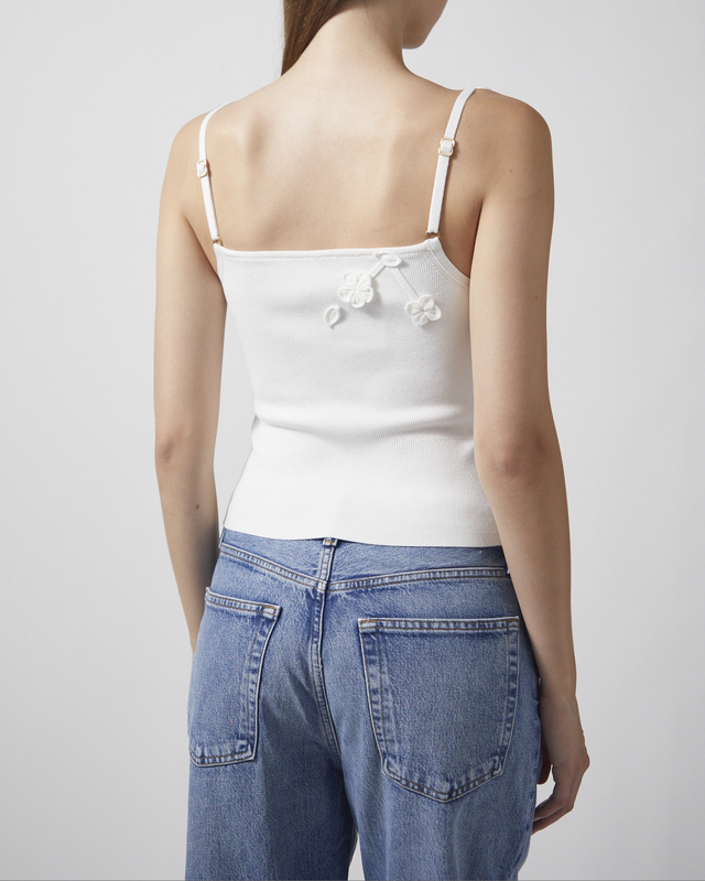 Cult Gaia Topp Emiliana Offwhite L