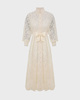 Zimmermann Klänning Dawning Tuck Midi Creme 1 (S-M)