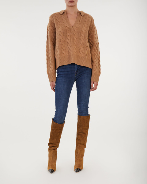 Sweater Ls Collar Po-Long Sleeve  Camel 2