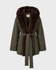 Wakakuu Icons Jacket Keen Padded Faux Fur Green S