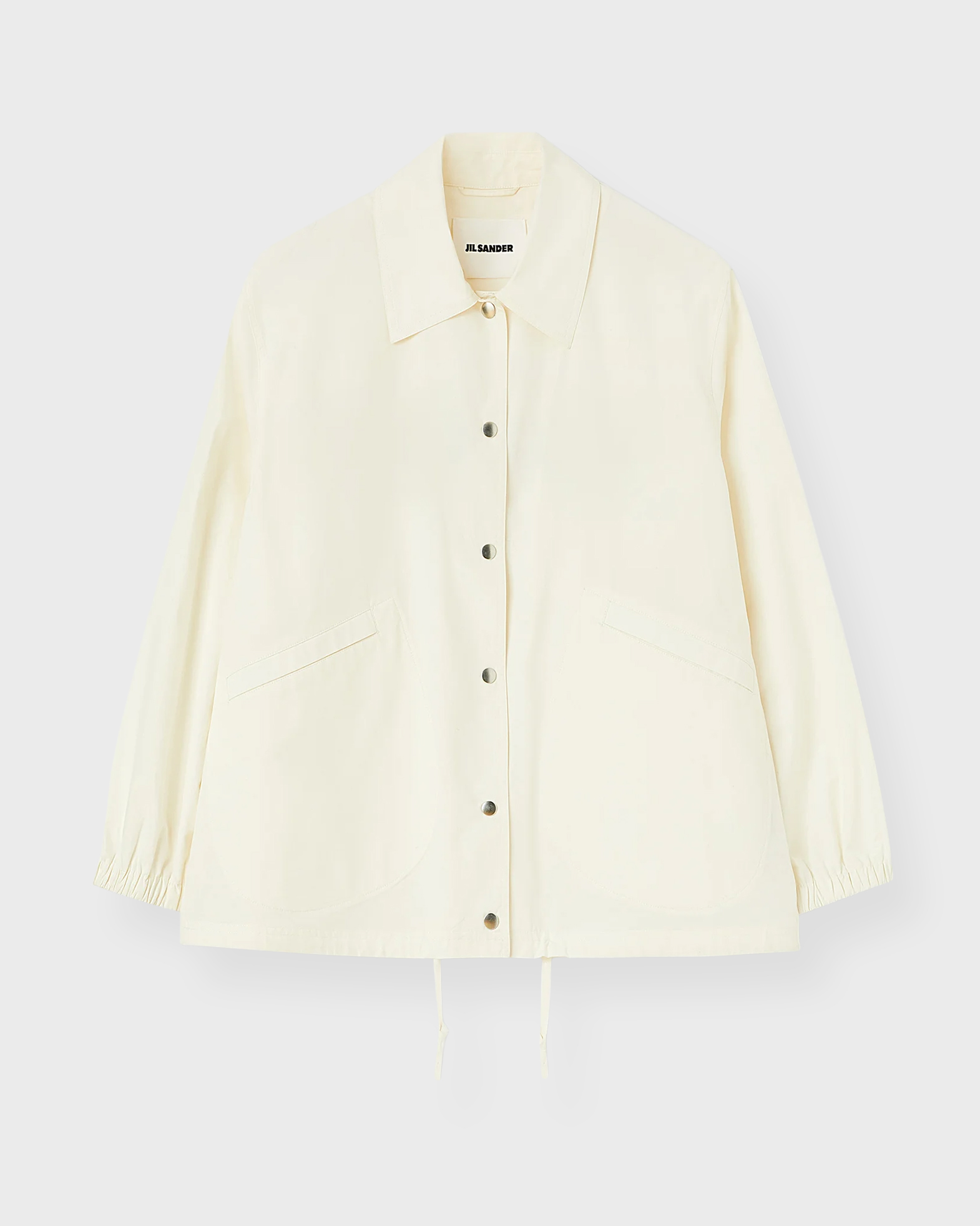 Jil Sander Women's Cream Jacket Printed Cotton 36