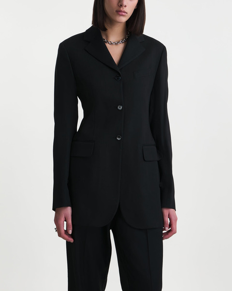 Blazer Single Breasted Suit  Black 1