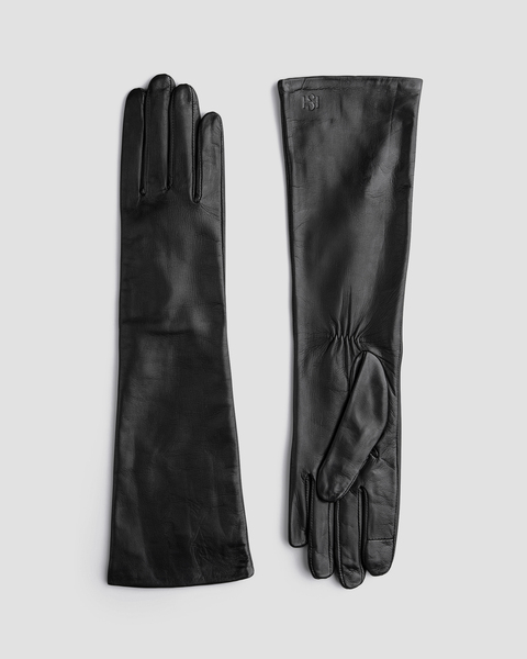 Gloves Essentials Long Black Black 1