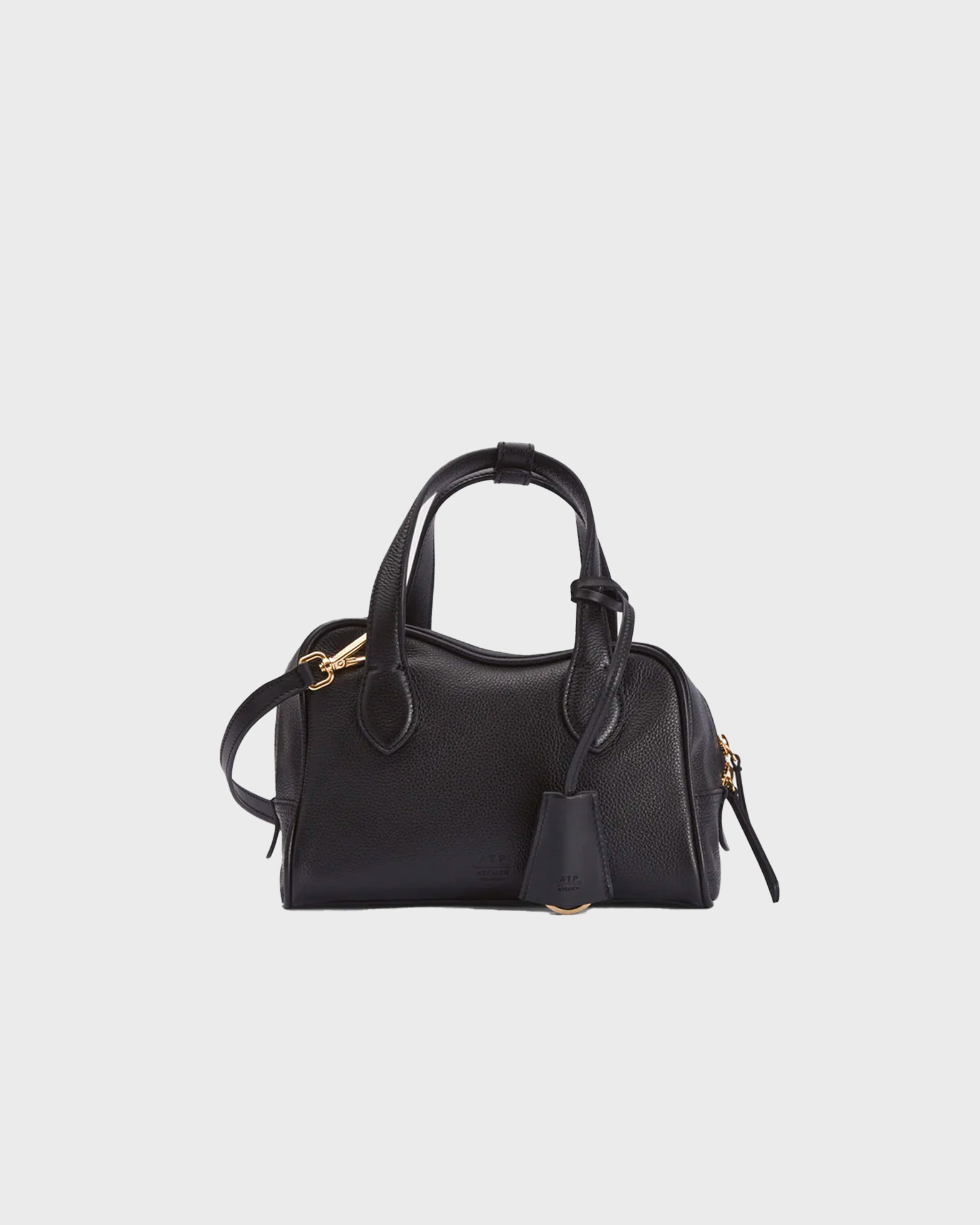 Atp Atelier Väska Ormelle Grained Leather Svart