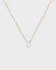 Izabel Display Necklace One Stone  Vit ONESIZE