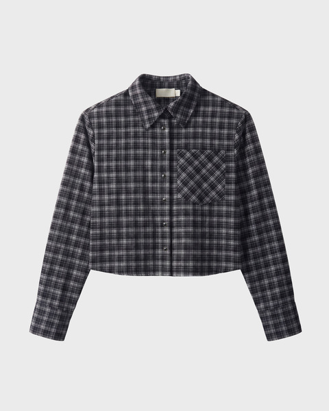 Skjorte Pane Grey 1