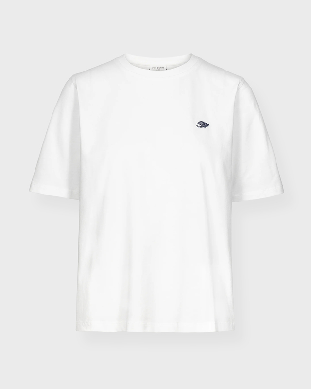 Camilla Pihl T-shirt Ezra Tee Offwhite XS