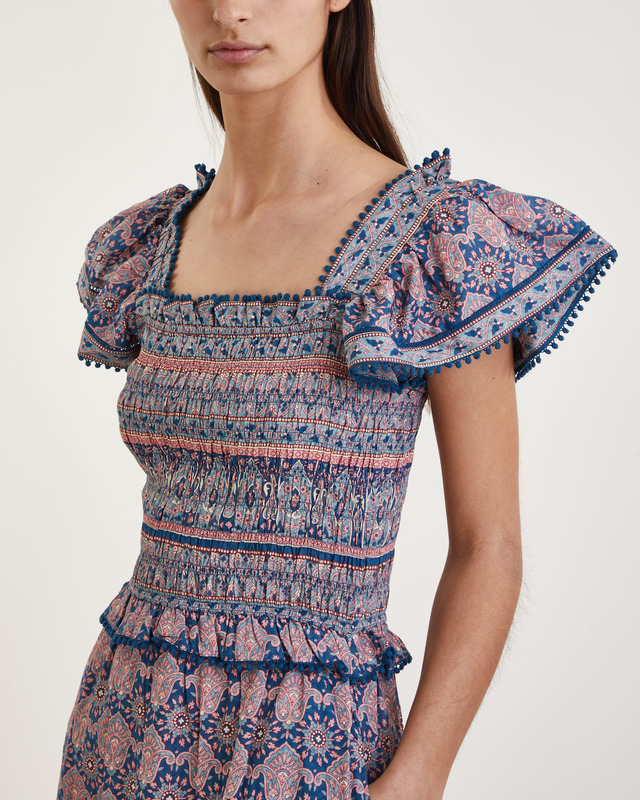 Sea New York Klänning Parker Smocked Lila M