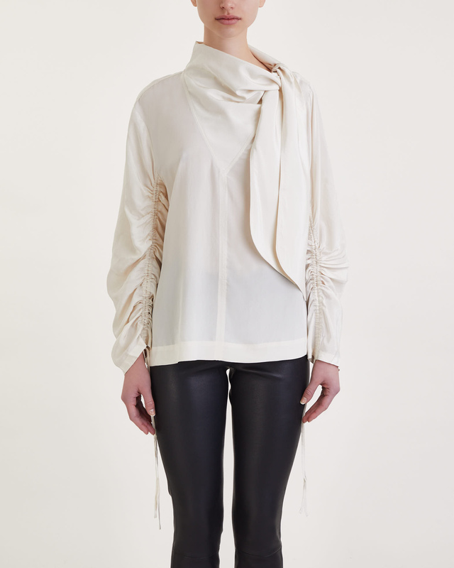 Rodebjer Blus Mona Drapy Linen L