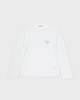 Acne Studios T-Shirt Logo Long Sleeve Relaxed White S