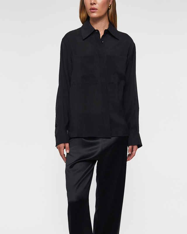 Wakakuu Icons Shirt Chiba Sheer Black L