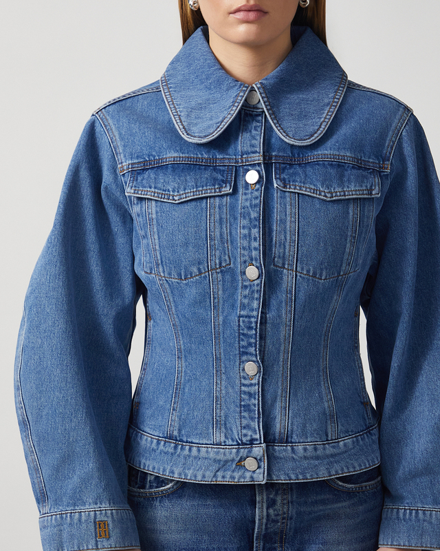 By Malene Birger Jacket Villies Mid blue  36