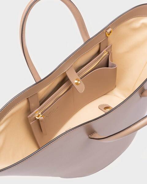 Bag Open Tulip Tote Medium  Taupe ONESIZE 2