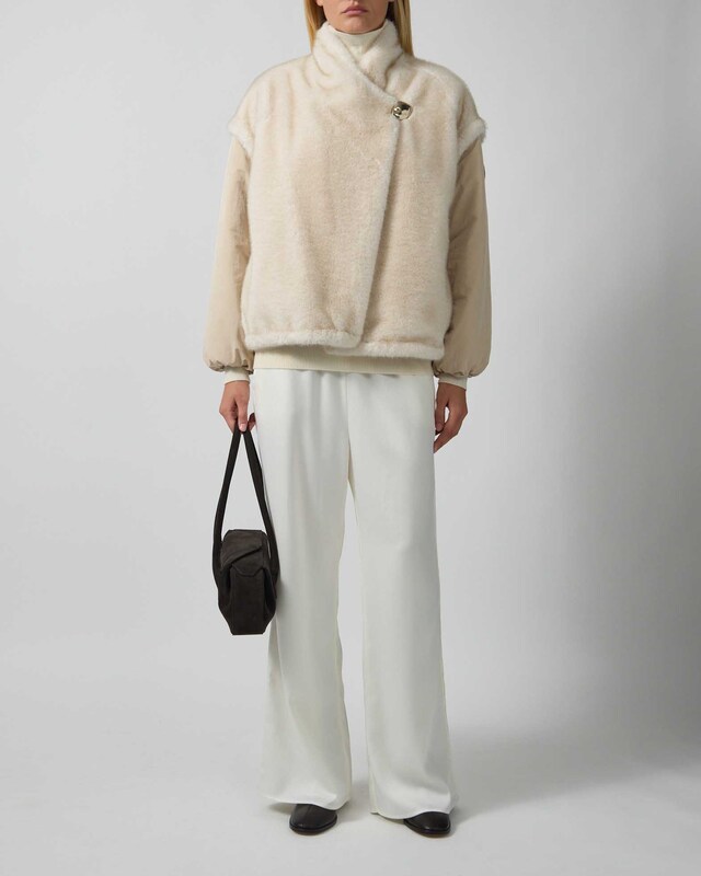 Moncler Jacka Chardonneret Beige MONCLER 2 (M)