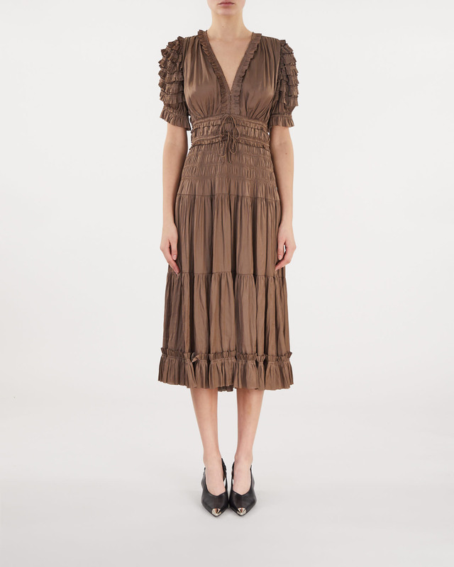 Ulla Johnson Carine Klänning Taupe US 6 (EUR 38)