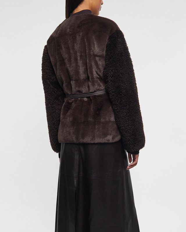 Moncler Jacket Jouillat Taupe MONCLER 1 (S)