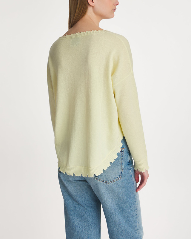 KUJTEN Sweater Mela Cashmere Yellow XS-S