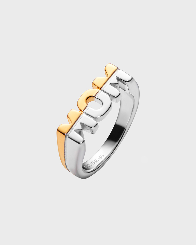 Maria Black Ring Mom  Guld 54