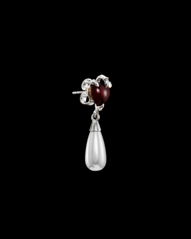Maria Nilsdotter Örhänge Claw Drop Silver Silver ONESIZE