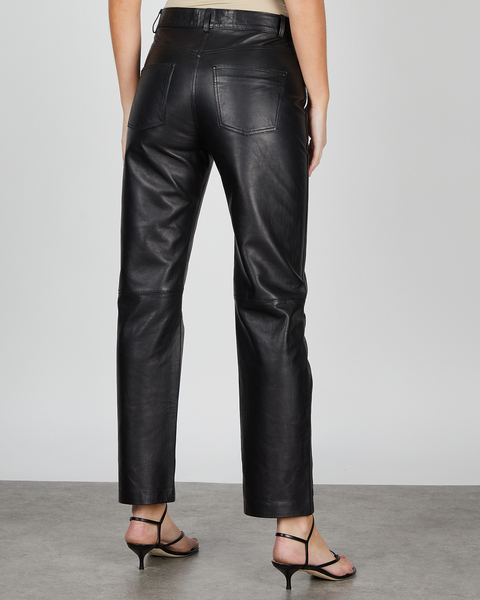 Leather Trouser Naoko Black 2