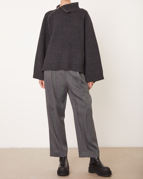 Sweater Double-Sided Yak Knit Dark grey 2