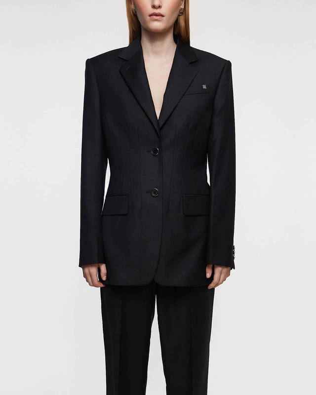 Helmut Lang Kavaj Curve Classic Svart US 2 ( EUR 34)