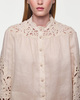 Zimmermann Blus Wylie Embroidered  Creme 1 (S-M)