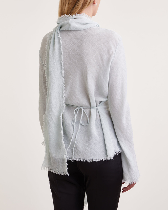 Acne Studios Blouse Scarf Blå 40