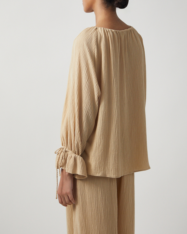 By Malene Birger Blouse Rose Weave Sand 34