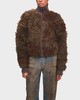 Acne Studios Jacket Furry Relaxed Brun XS