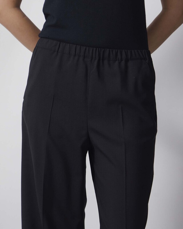 Dagmar Pants Elastic Wool Black 38