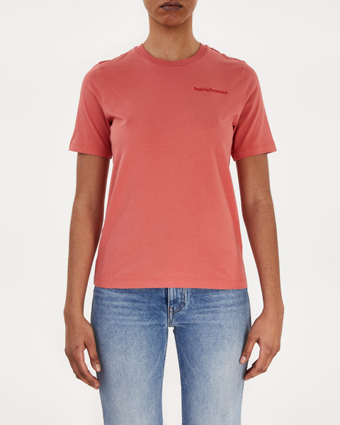 T-Shirt W Original Small Logo Rosa 1