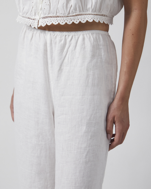 DÔEN Linen Pants Lavon S