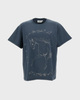Found T-skjorte Faded Horse Trot Tee Navy XS
