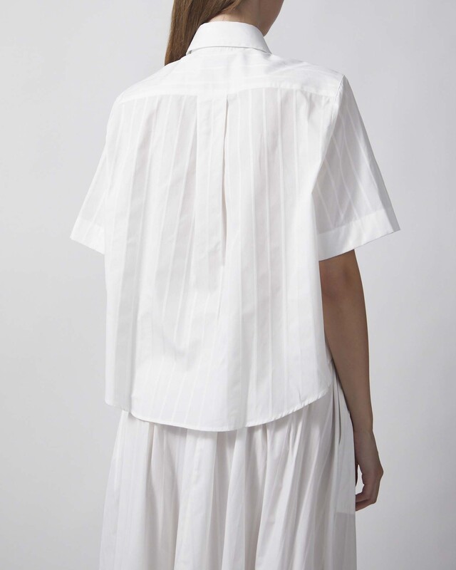 Dagmar Skjorta Short Sleeve Cotton White 38