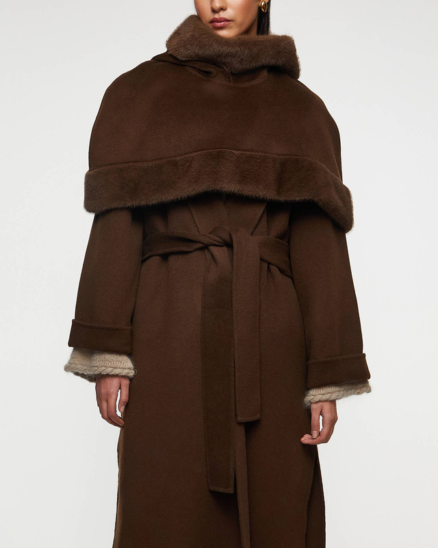 By Malene Birger Marta Ull Cape  Brun XS-S