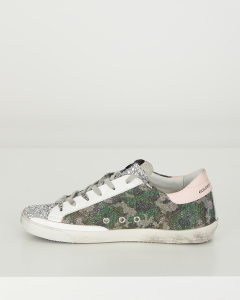 Sneakers Super-Star Lurex Camoulage Glitter Military green 2