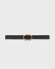 Anine Bing Belt Signature Link  Black M-L