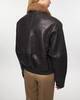 Magda Butrym Jacka Vintage Embossed Leather Bomber Brun FR 40 (EUR 38)